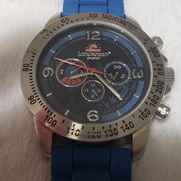 Longboard Stories Atlas for Men Watch Rubber Band - Picture 2 of 6